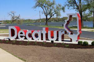 Decatur letters public art attraction