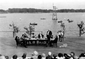 Pageant of the Waters - City Council meeting recreation - 1923