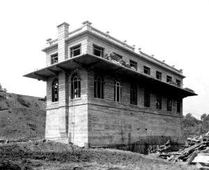 Staley Pump House - early construction